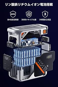 ひ*ん様 ポータブル電源 1000Wh リチウムイオン 2時間急速充電 定格12 ポータブル電源 リン酸鉄リチウムイオン電池 蓄電池 1000W